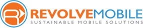 A green background with orange letters that say evolve.